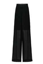 BNWT MANGO X VICTORIA BECKHAM BLACK FORMAL SEMI SHEER TROUSERS SIZE 8