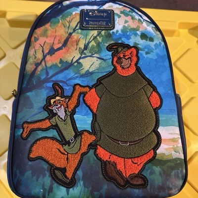 Loungefly Disney Robin Hood & Little John Mini Backpack Box Lunch Exclusive