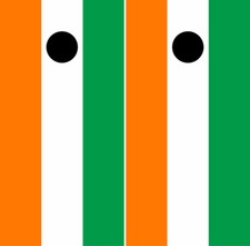 Irish Flag Cornhole Wrap Ireland Board Decals Bag Toss Stickers