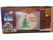 Vtg 1999 Mr. Christmas Outdoor Holiday Image Projector 24 Slides Every Season