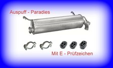 Endschalldämpfer, Auspuff für Citroën ZX 1.1-1.9D + Anbausatz