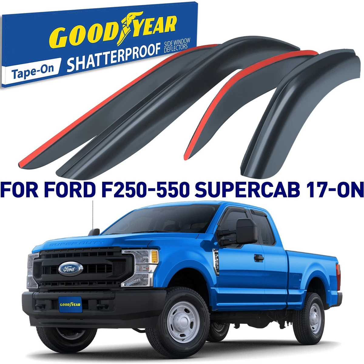 F250 cheap window deflectors