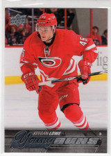 Keegan Lowe 15-16 Upper Deck Series 1 Young Guns Rookie #246 Carolina Hurricanes