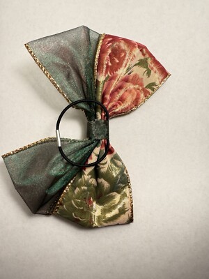 Stylish Handmade Girls/ Women s Hair Bow Ties- Pack Of 2 -Brand New-High Quality