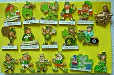 Lions Club Pins - Leprechauns Galore Get your Irish Lucky Charms (17 Pins)  