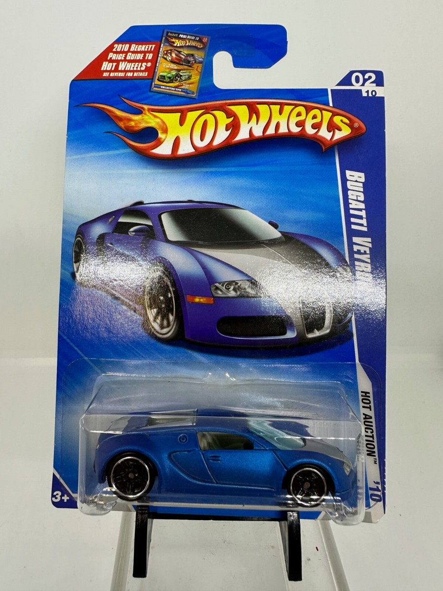 2009 Hot Wheels Hot Action '10 Bugatti Veyron #2/10 New Sealed