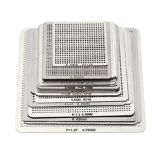 27Pcs/Set Direct Heating BGA Reball Reballing Rework Net Universal Stencils