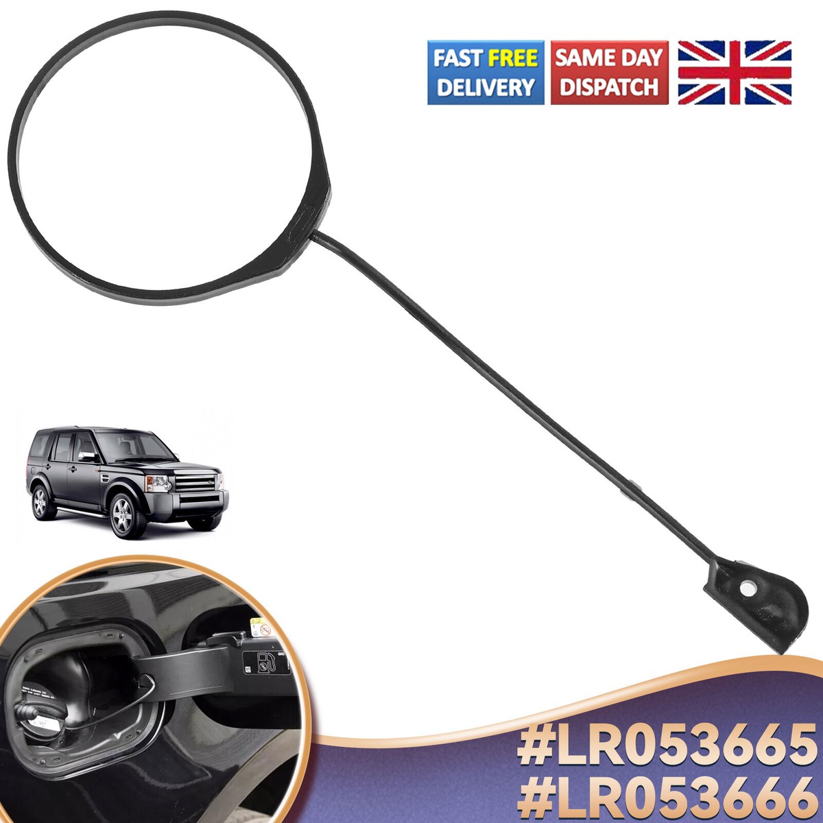Fuel Filler Cap Tether Strap For Land Rover Discovery Range Rover Evoque  Lr4 Lr3 | eBay UK