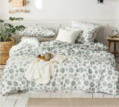 3D Green Circle ZHUA4417 Bed Pillowcases Quilt Duvet Cover Set Queen King Zoe
