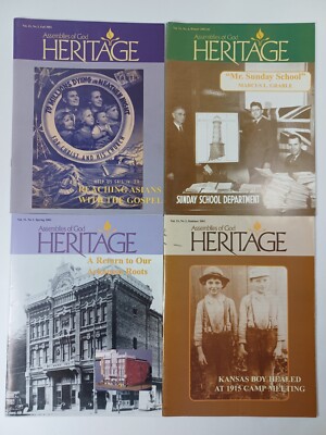AG Heritage 2001 Vol 21 Lot of 4 ~ Arkansas Roots 1915 Kansas Camp Sunday School