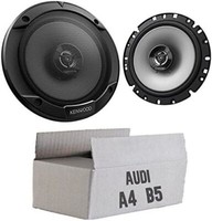 Kenwood Lautsprecher FüR Audi A4 B5 Ablage Heck 16Cm Koax Auto Boxen Einbauset