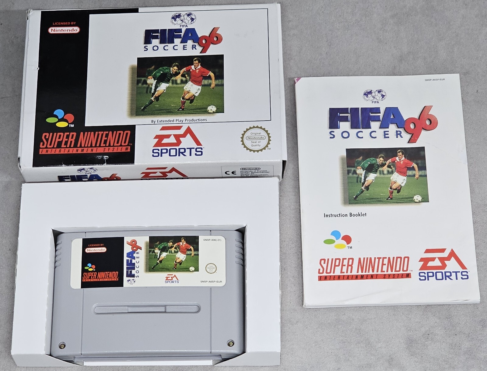 FIFA 96 Soccer Nintendo SNES