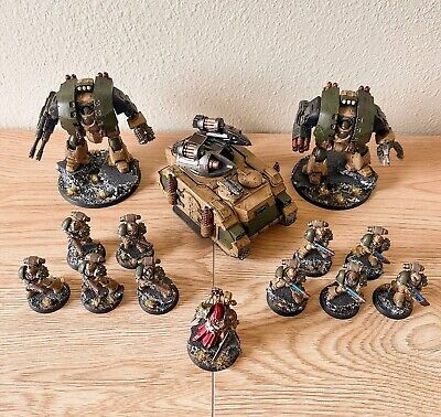 Warhammer 40k Chaos Space Marines - Painted Death Guard Army Warhammer 40k Chaos Space Marines - Painted Death Guard Army