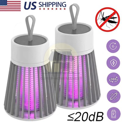 1/2 Electric Mosquito Killer Lamp Insect Catcher Fly Bug Zapper Trap UV Mozzie