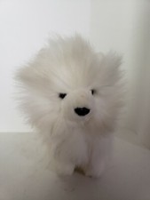 White Russ Berrie Plush Stuffed Animal Dog Soft Collectable Toy Soft Puppy