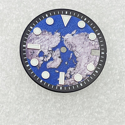 28.5mm Dial Grün leuchtende mechanische Uhren Zifferblatt für NH35 Uhrwerk
