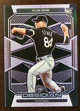 2020 Panini Chronicles Obsidian Electric Etch Purple /99 Dylan Cease Rookie RC