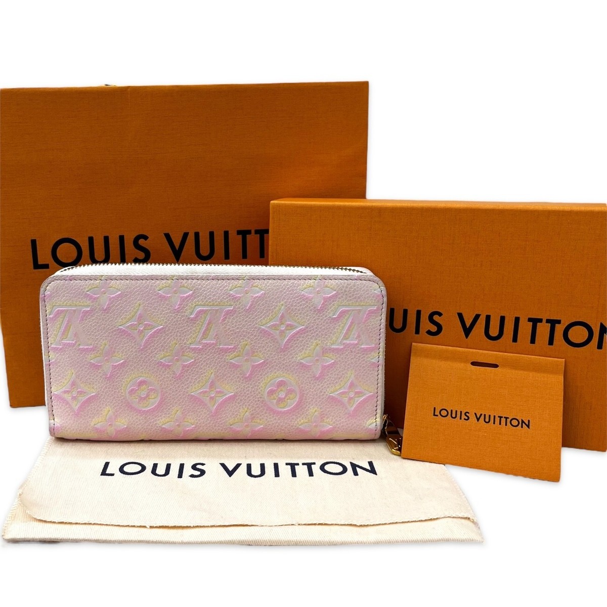 Louis Vuitton Monogram Empreinte 財布 Zippy Wallet Bicolor Monogram Empreinte Leather - Women - Small