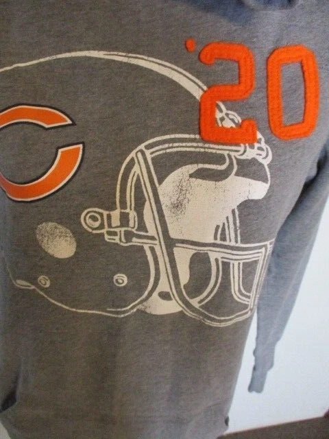 VETEMENTS Victoria's Secret ROSA FAB! Felpa con cappuccio Chicago Bears Pocket grigio S