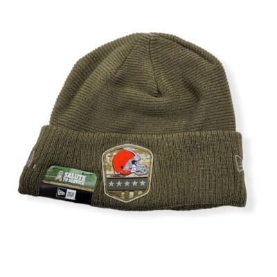 #ad Authentic New Era 2019 On Field Salute to Service Beanie Cuffed Knit Hat $27.99