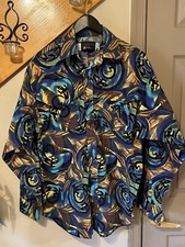 Vintage Panhandle Slim Rockabilly Western Rodeo Shirt Size M Made In USA MINT