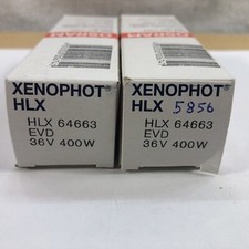 Lot of 2 - OSRAM XENOPHOT HLX 64663 36V 400W Lamps 5856 