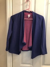 Girls CIRCO Brand Purple Draped Cardigan - La...