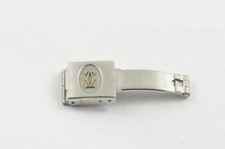 Cartier Santos Acciaio Bracciale Chiusure Pieghevoli 10MM Antico Versione Donna