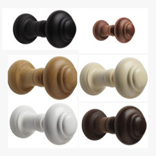 Woodline Wooden Curtain Holdback Embrace