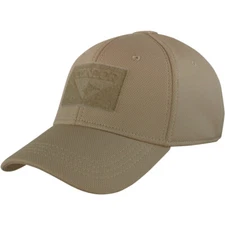 Condor Flex Baseball Cap Mens Outdoor Airsoft Hat Tactical Military Patrol Brown