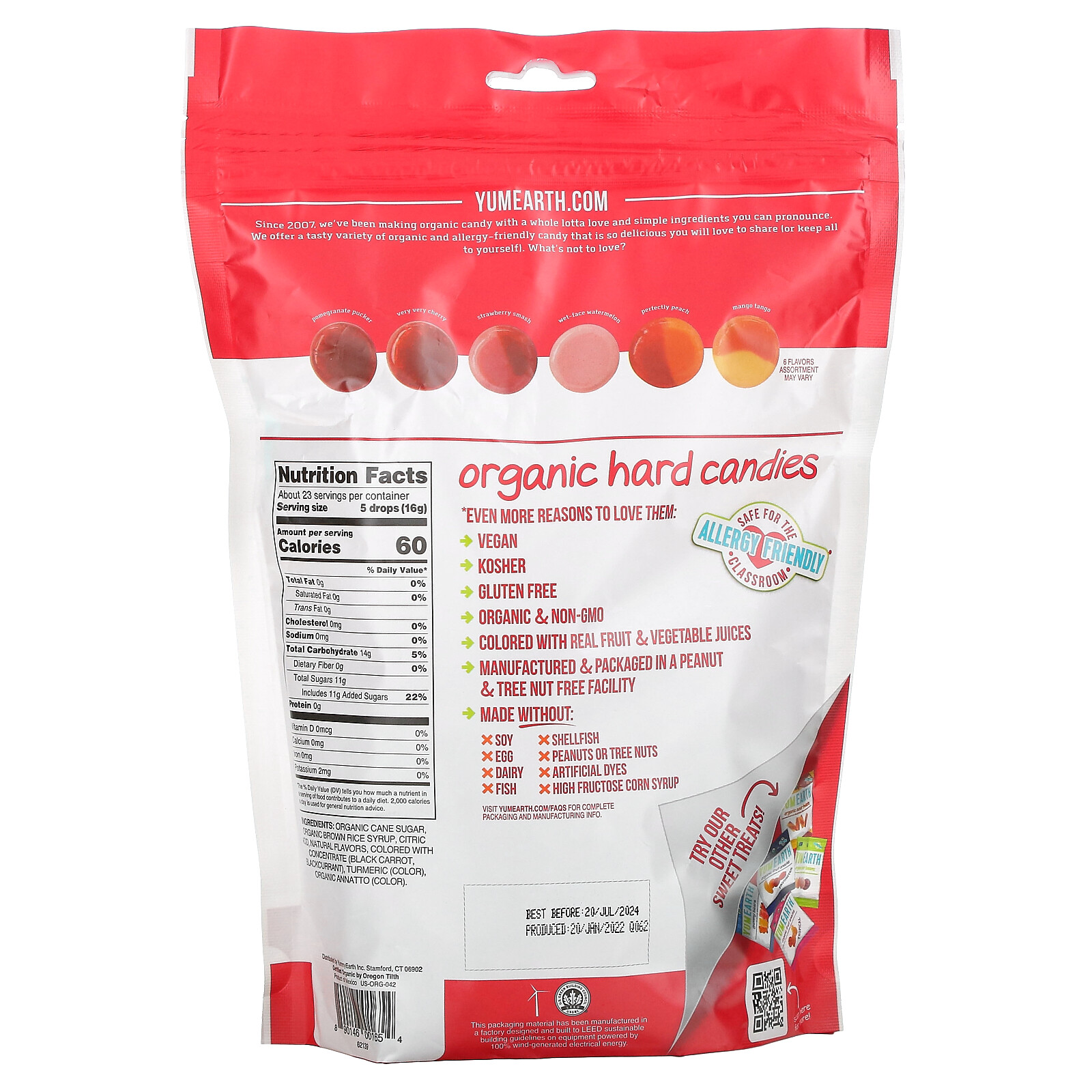 Organic Hard Candies, Favorites, 13 oz (368.5 g) eBay