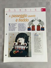Schema punto croce Bambini A passeggio quando è freddo lenzuolo carrozzina 