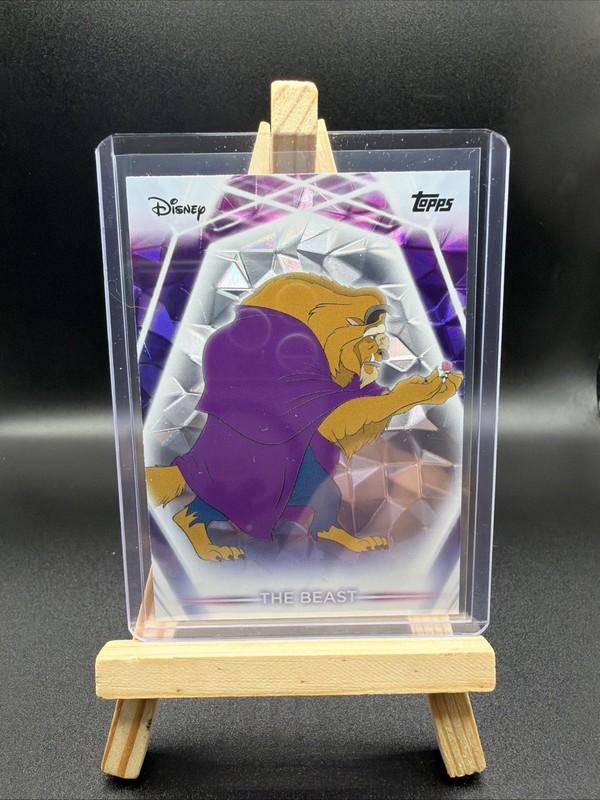 Topps 2026 Disney Neon Beauty and the Beast The Beast #11 Diamante Parallel