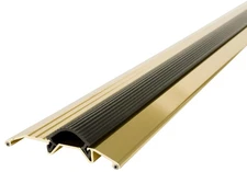 36'' Gold Aluminum Low-Profile Heavy-Duty Door Threshold