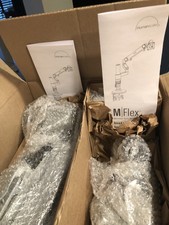 Humanscale MF21S2C12 MFlex M2 Single Monitor Arm System silver Desktop Mount