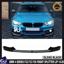 F�R BMW F32 F33 F36 4ER FRONT SPLITTER LIPPE DIFFUSOR M PERFORMANCE 2014-2020