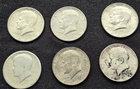 6-Coin Lot • 1964 Kennedy Half Dollars • 90% Silver • Ships Fast