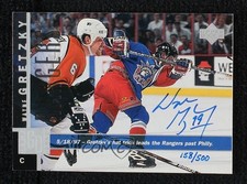 1997-98 Upper Deck 158/500 Wayne Gretzky (Autograph) #109 Auto HOF z1b