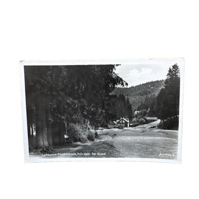 Ansichtskarte Postkarte Friedrichroda Der Grund Thüringer Wald Ungelaufen