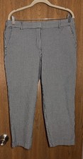Loft Women s Curvy Riviera Slim Capri Cotton/Rayon Professional Pants Sz 12