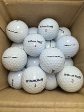 24  WILSON STAFF ZIP PEARL/A GOLF BALLS