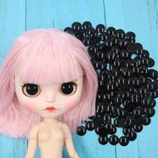 1/6 Blythe Doll Eyechips Full Black Style DIY Doll Pupil Making Free Shipping