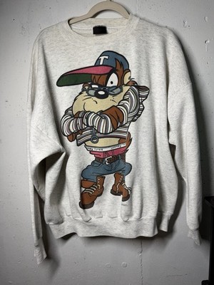 Vintage 1993 Warner Bros Crewneck Sweatshirt TAZZY TAZ (XL) Read