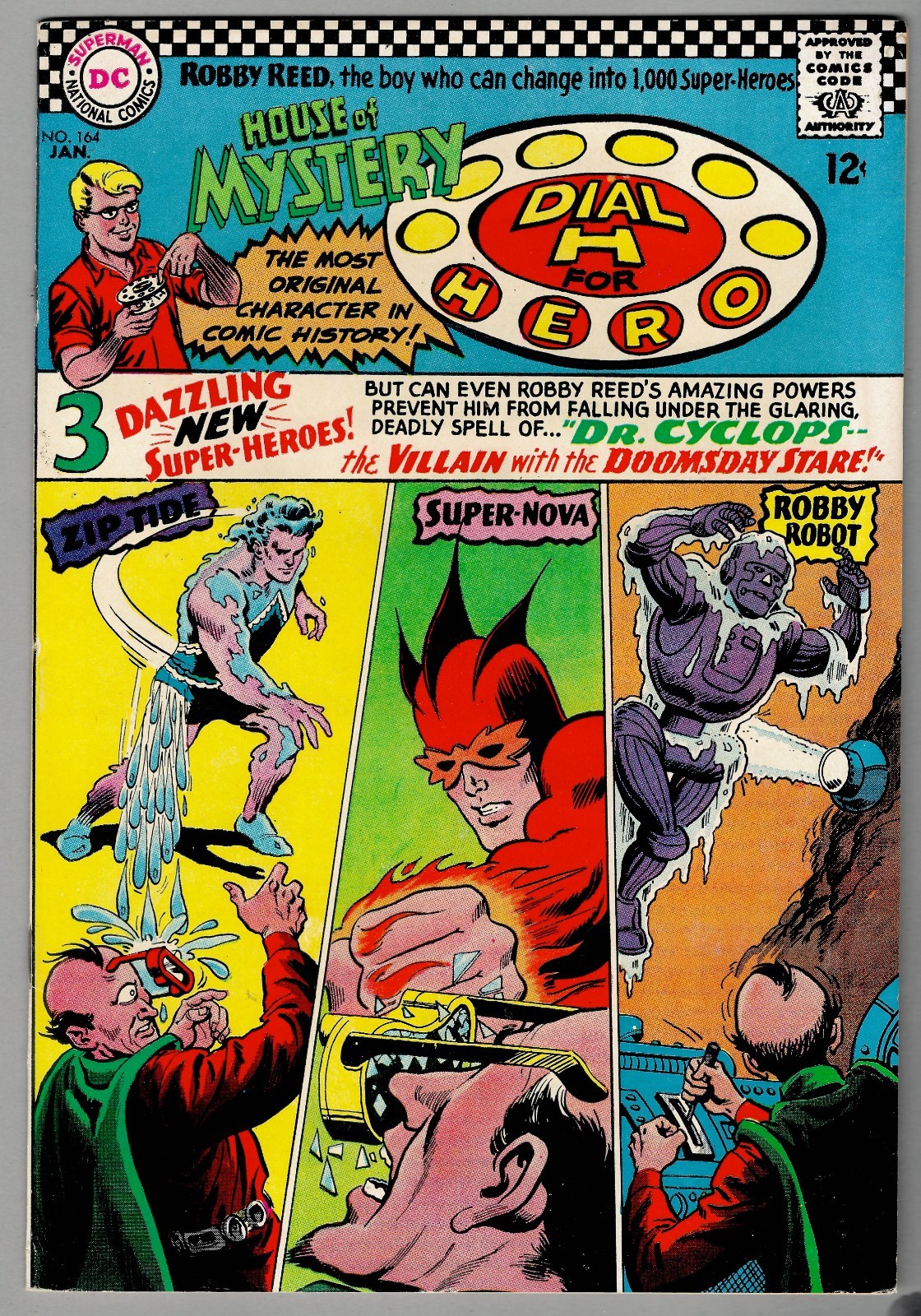 House of Mystery #164 DC Comics 1966 Jim Mooney Silver Age Sci-Fi  - Vf/Nm 9.0