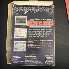Williams Arcade Classics Cartridge for Tiger Game.com Handheld System