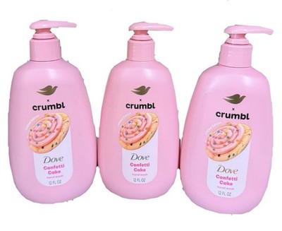 Dove Crumbl Confetti Cake Moisturizing Hand Wash 12 oz (Pack of 3)