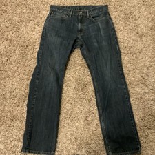 Levi's Jeans Mens Size W34 L34 Blue 559 Relaxed Straight Leg Dark Wash Denim