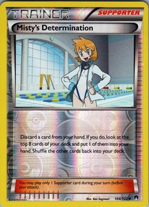 Misty's Determination 104/122 Uncommon - XY: BREAKpoint - Reverse Holo (NM)