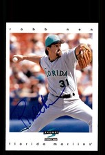 Signed Baseball Card Auto Robb Nen 1997 Score #266 Florida Marlins