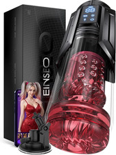 Male Masturbaters Automatic HandsFree Rotating Cup Thrusting Stroker Lubricants